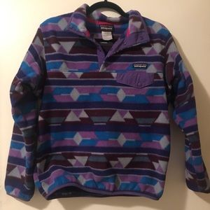Quirky cute Patagonia fleece 💜